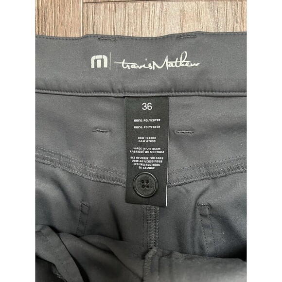 Travis Mathew Open to Close Classic Pants Men’s Size 36 Gray Performance Leisure - Picture 4 of 5